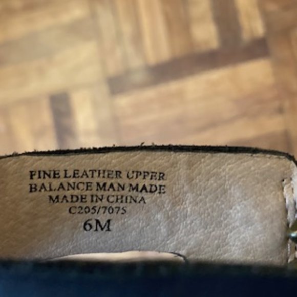 Splendid Black Leather and Wood Strappy High Heels Size 6 - Picture 6 of 7